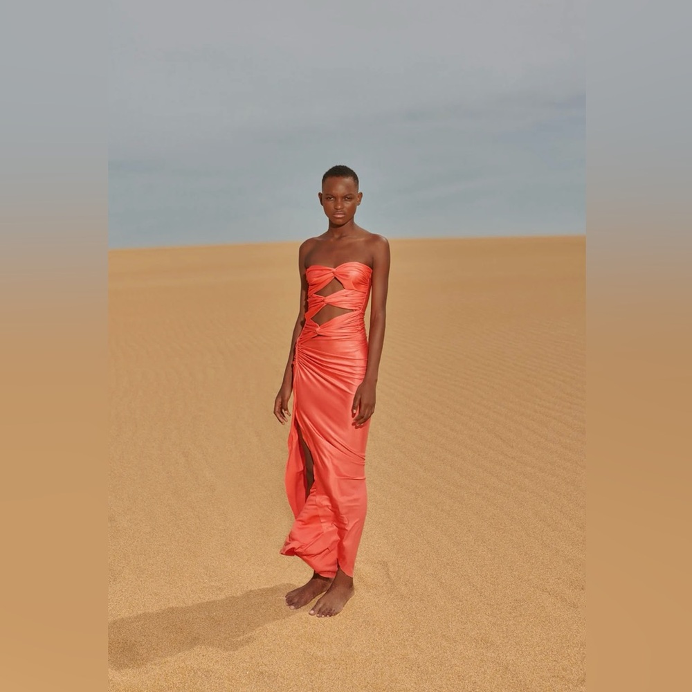 BAOBAB Vera Maxi Dress Coral